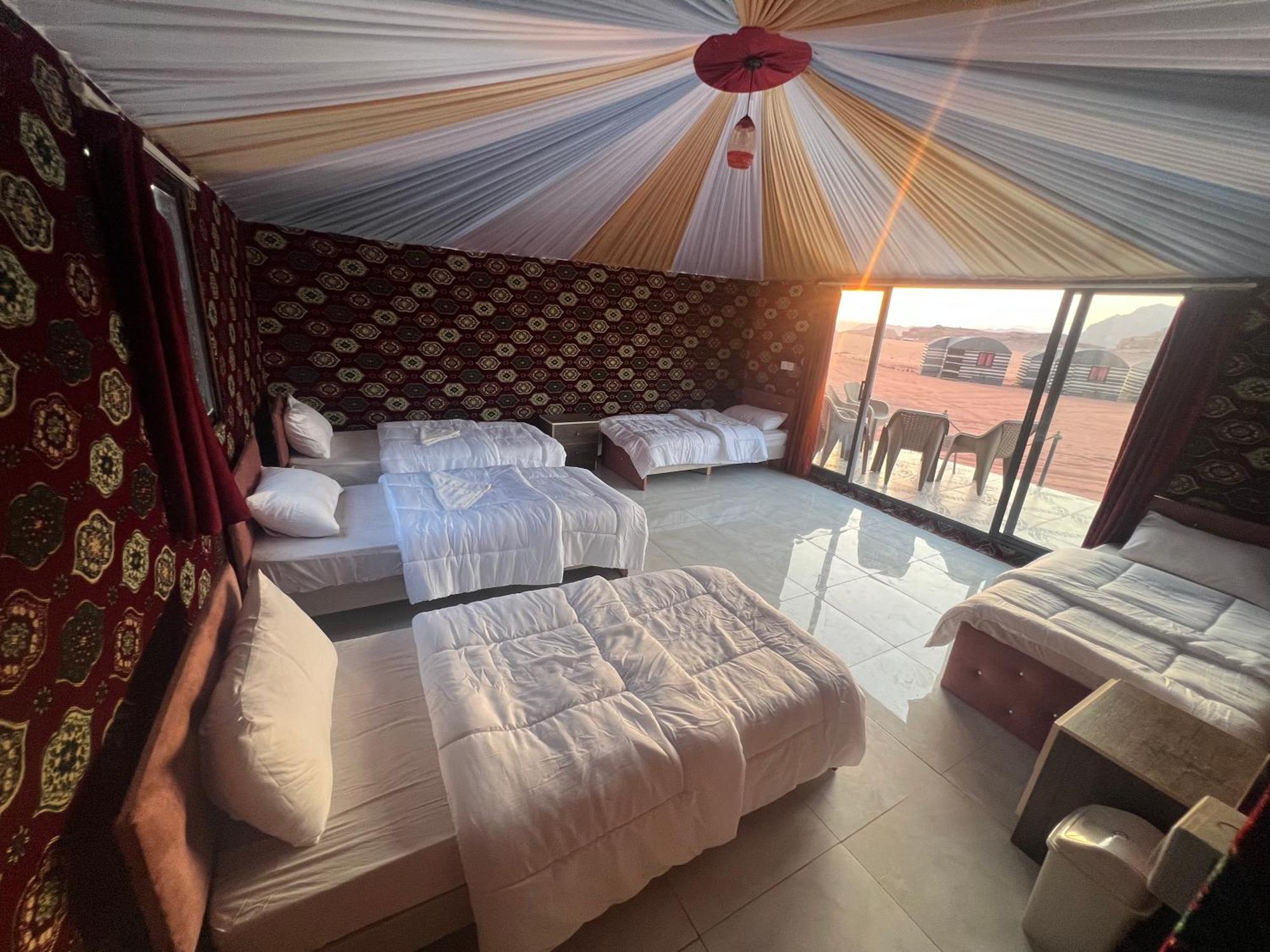 Campsite Magic Desert Rose Wadi Rum