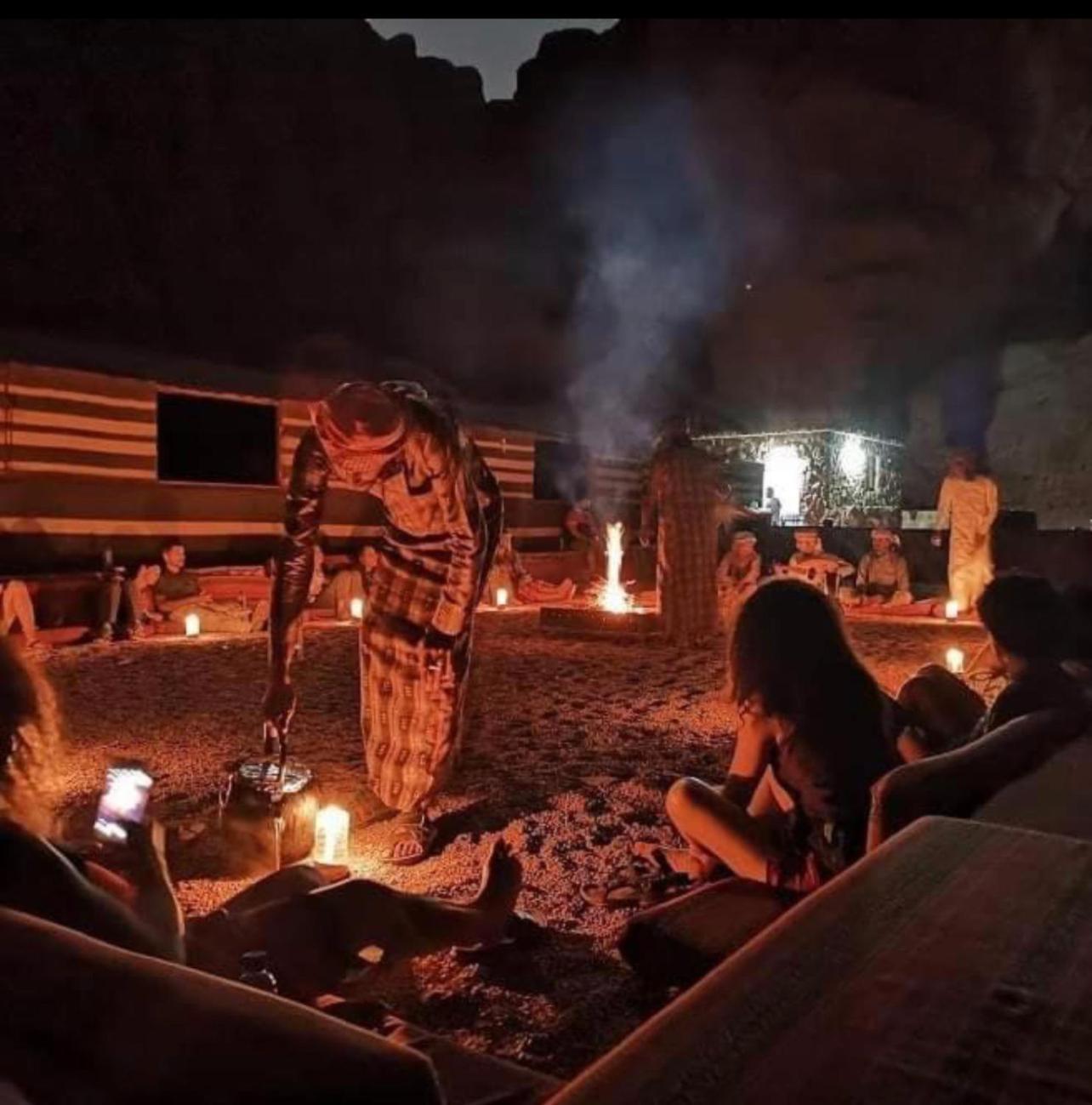 Campsite Magic Desert Rose Wadi Rum